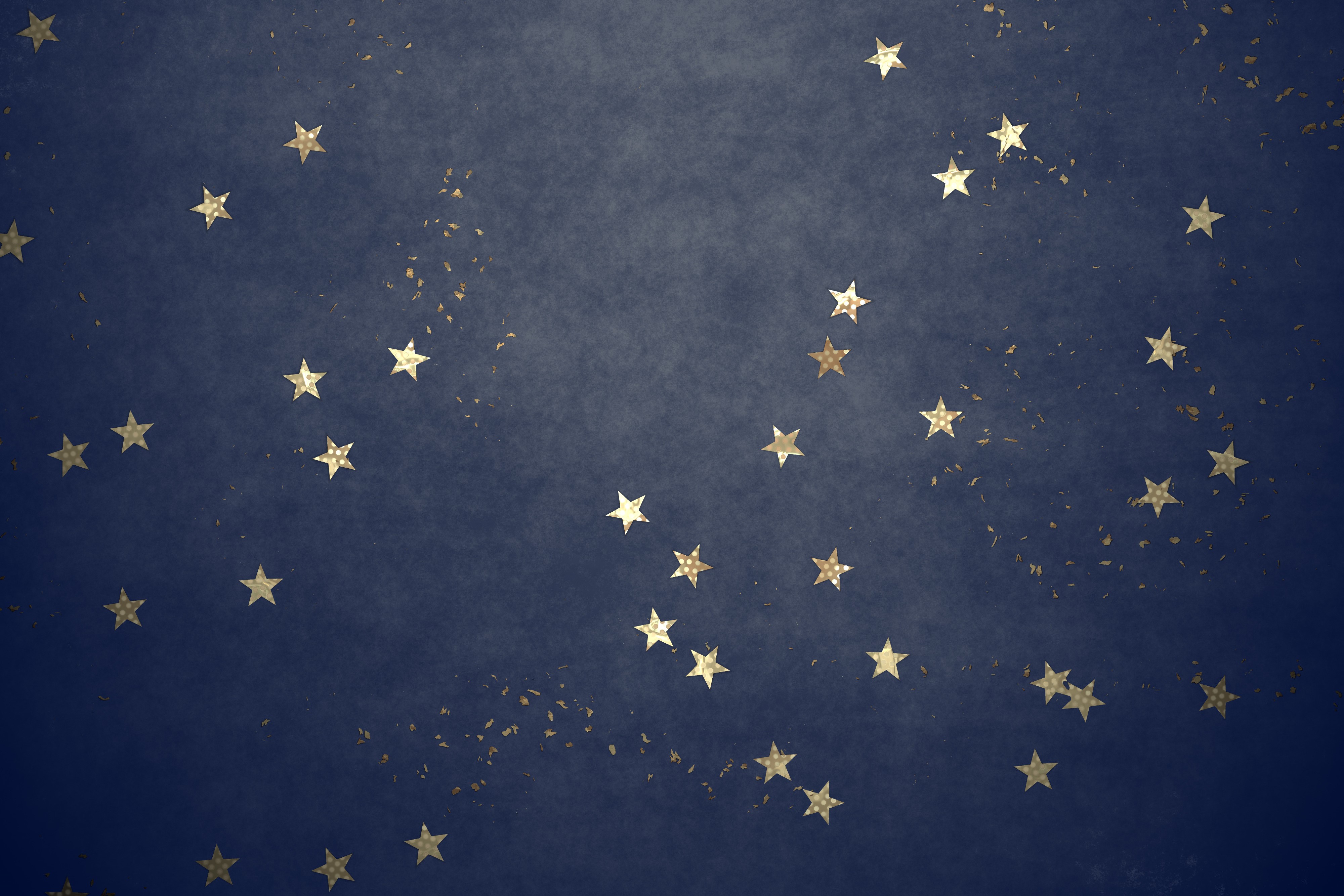 Stars on navy background