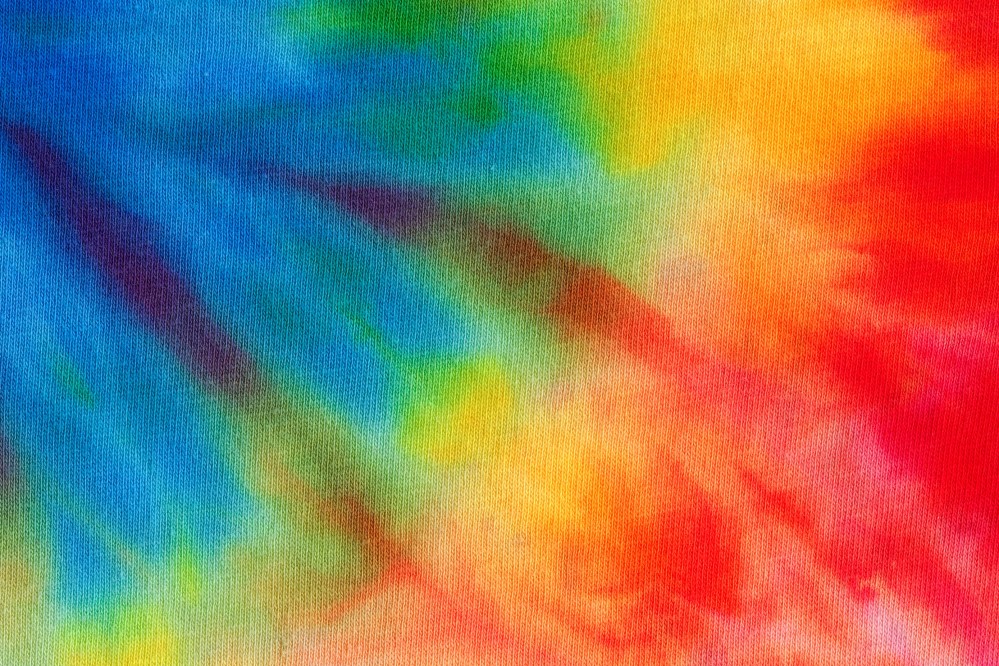 Image of a tie dye fabric