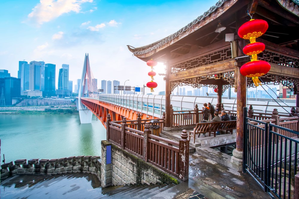 Image of an Asian city skyline