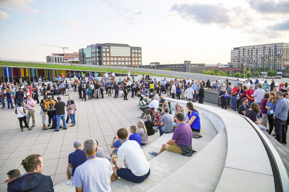 Image of veterans reception in Columbus