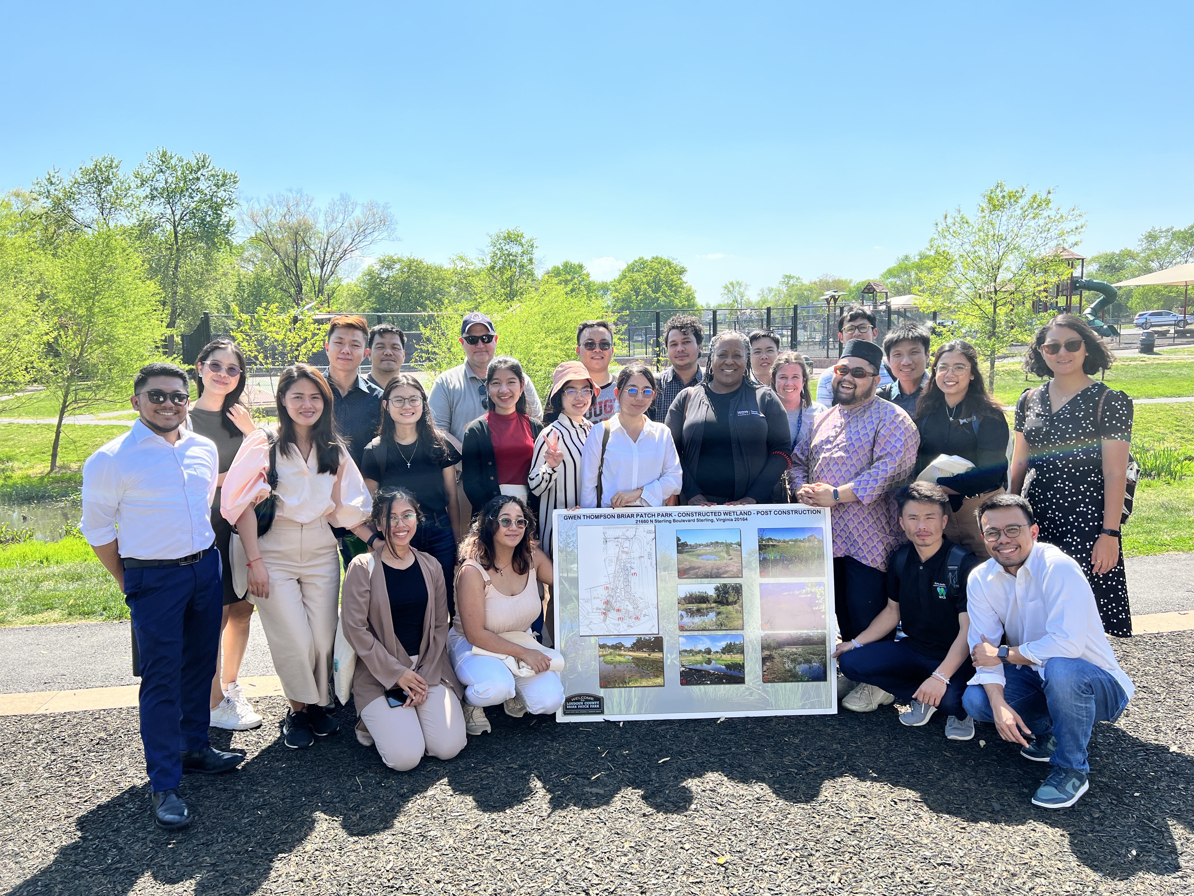 2023 Sustainability Fellows with Loudoun County, VA Parks & Rec team