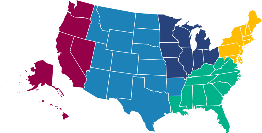 regional map