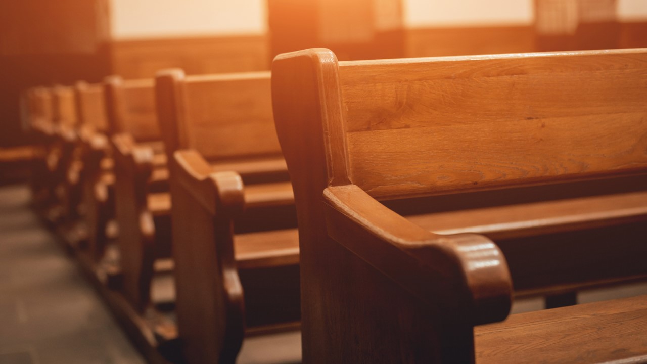 Photo of church pews