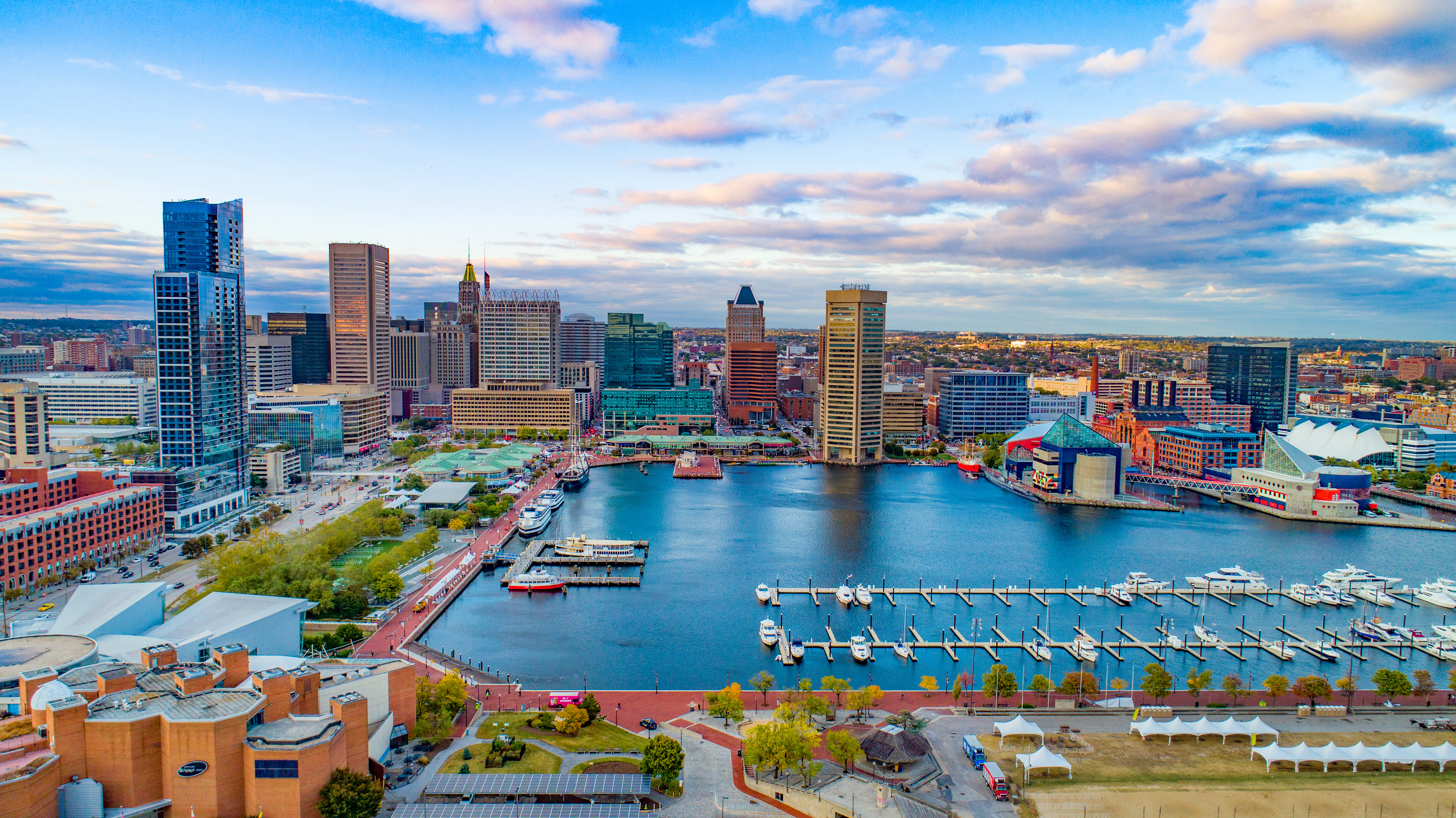 Baltimore Inner Harbor Skyline