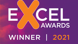 Graphic with Excel award logo, winner, 2021