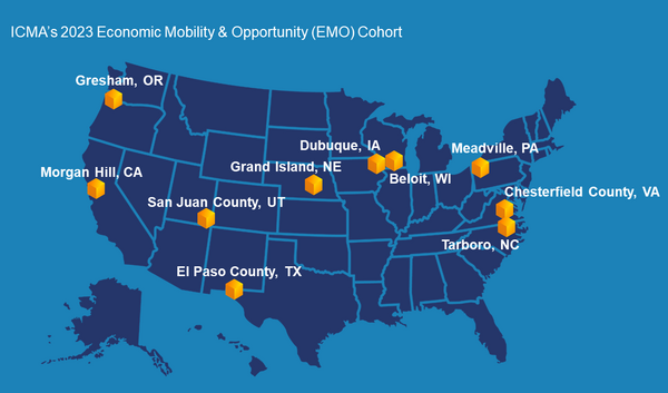 Map of 2023 EMO Cohort Communities